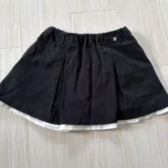 petit main 黒 キュロットスカート