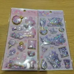 キラキラカプセルシール　マイメロ　クロミ