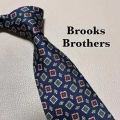 美品 ブルックスブラザーズ ネクタイ シルク ゴールデンフリース ロゴ