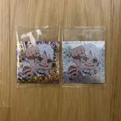 【新品・未開封】ワンピース 大海賊シールウエハース ルフィ ボニー 2枚セット