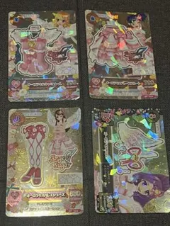 アイカツ Angel Sugar 4枚セット　オーロラキスコーデ