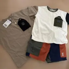 DOD×BREEZE コラボ キッズTシャツ＆パンツセット