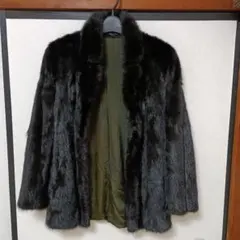 極美品　近年モデル　ロング丈　ミンクコート　ブラック 楽天市場】【55％OFFクーポン】SAGAミンク カシミヤ 100％ コート