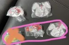 プリン完売　サンリオキャラクターズ　パッケージチャーム　チョコボーロ　おまけ付