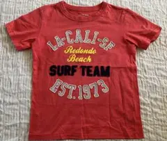 130⭐︎赤　半袖シャツ　Tシャツ