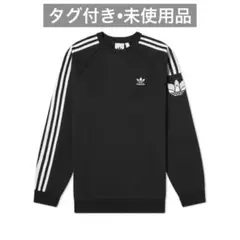 【新品未使用】adidas 3Dトレフォイル スウェット M 黒