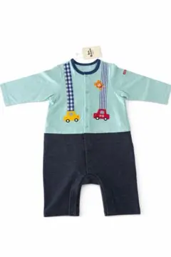 【新品タグ付】ミキハウス ホットビスケッツ ロンパース 80