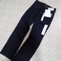 新品 UNIQLO UJ レディース デニム 23 ネイビー