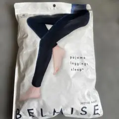 BELMISE 360°ストレッチ パジャマレギンス M ロイヤルネイビー