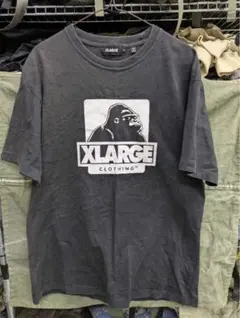 XLARGE ゴリラロゴ Tシャツ チャコールグレー Mサイズのサムネイル