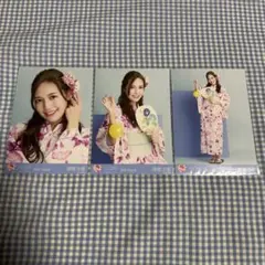 LOVE 諸橋沙夏 生写真 浴衣 2020 3種 コンプ - メルカリ