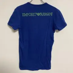 EMPORIO ARMANI Vネック Tシャツ ブルー S レディースのサムネイル