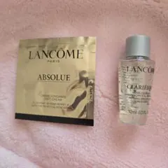 ランコム　化粧水とクリーム試供品