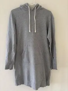 【Champion】チャンピオン パーカーワンピース グレー M