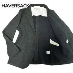 美品⭐︎HAVERSACK テーラードジャケット　ツイード　緑　マルチカラー　L