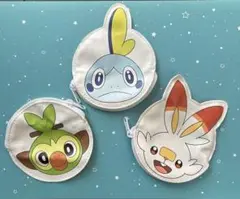 ポケットモンスター ポーチコレクション2 サルノリ・ヒバニー・メッソン
