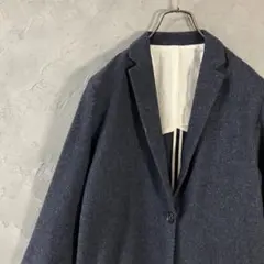 COMME CA ISM ジャケット　シンプル　無地　コーディガン　L LO20