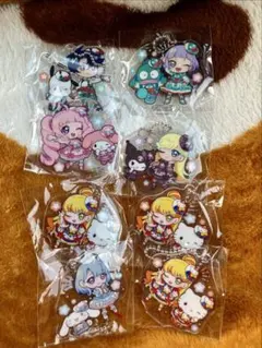 ◣*◥様 おまけ付き) ひみつのアイプリ　サンリオ　コラボ　ガチャ　アクリルキー
