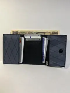 【日常でも！】山財布 三つ折り財布　x-pac グレー