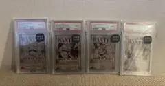 PSA10 四皇 バギー・シャンクス・ティーチ・ルフィ 手配書SPパラレル