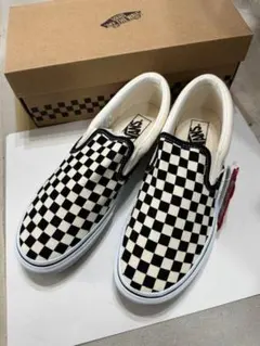 vans スリッポン 新品未使用品 29cm チェッカーボード　slip on