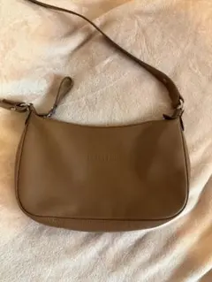 Longchamp ロンシャン ミニショルダーバッグ レザー 茶系のサムネイル