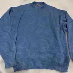ETELIO クルーネックニット ネイビー サイズL