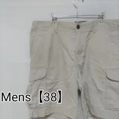 L79【US輸入】トミーヒルフィガー　ショートパンツ【メンズ38】薄グレーのサムネイル