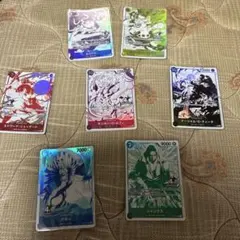 全7種セット 4周年！四皇トレジャーゲットキャンペーン ワンピース