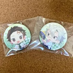 鬼滅の刃 竈門炭治郎 不死川実弥 缶バッジ