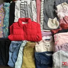 【古着】女の子まとめ売り33点セット（110）