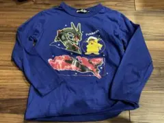ポケットモンスター　ポケモン　ロンT 130ブルー