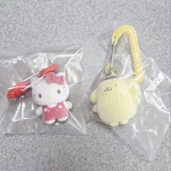 カラフルカラビナマスコットチャーム サンリオ ポムポムプリン ハローキティ