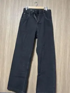 ZARA ブラック ワイドレッグデニム EUR36