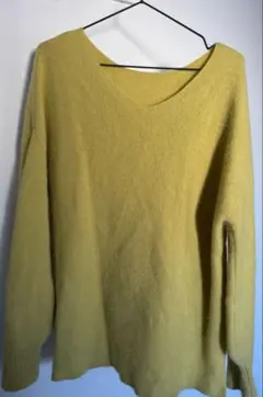 apart by lowrys アンゴラボートネック　イエロー