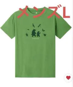 mont-bell Tシャツ 半袖 WIC.T 虫さがし （グリーン）メンズL