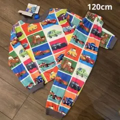 【タグ付き】Disney　カーズ　ベロア　パジャマ　120cm