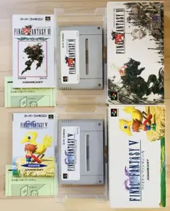 スーパーファミコン ファイナルファンタジー FF5 FF6 箱説付き 2本セット
