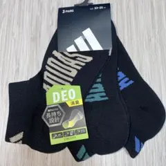 アディダスレディースくつ下【23〜25cm】3足組×1