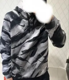 NIKE スウェット パーカー ブラック city 短丈