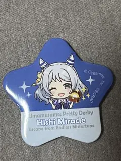ウマ娘 プリティーダービー ヒシミラクル 星型缶バッジ