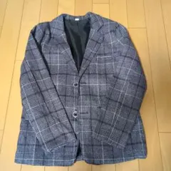 グレー系チェック柄 スーツセット 　卒業式　150