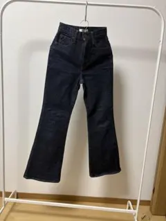 MOUSSY フレアデニムパンツ 24インチ インディゴ - メルカリ