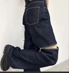 y2k デニム パンツ ジーンズ ジップ WHO'S WHO galleryのサムネイル