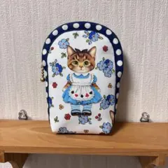 コヤンイサムチョン ケース付きがま口ポーチ リトルサンダー×レトロ