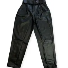 美品 ZARA レディース レザーパンツ M