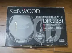 【ジャンク品】　KENWOOD ポータブルCDプレーヤー DPC-381
