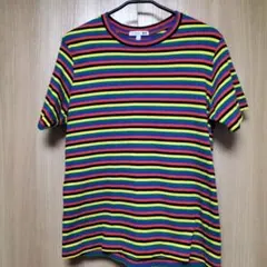 UNIQLO×J.W.ANDERSON　ストライプ 半袖Tシャツ Lサイズ