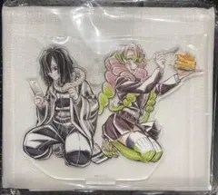 鬼滅の刃　柱稽古　伊黒小芭内と甘露寺蜜璃　背景付きアクリルスタンド