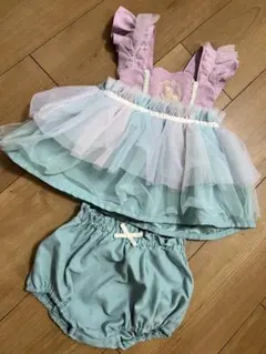 バースデイ　cottoli ディズニーコラボ　アリエル　ドレス　70